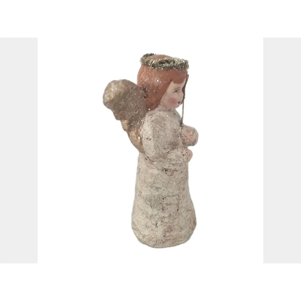 Vintage Teena Flanner Folk Art‎ Christmas Angel   4.5